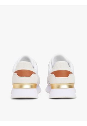 Tenis Blanco Con Paneles Metalizados Tommy Hilfiger