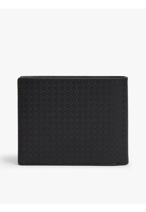 Billetera Negra Mini Tommy Hilfiger Con Acabado Emboss Tommy Hilfiger
