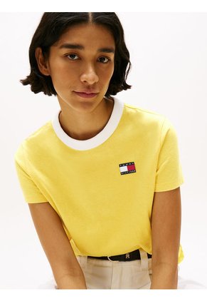 Camiseta Amarilla Con Logo Trasero Hilfiger Sailing Tommy Hilfiger