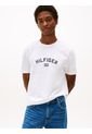 Camiseta Blanca Flock Con Logo Estampado Tommy Hilfiger de Tommy Hilfiger