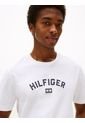 Camiseta Blanca Flock Con Logo Estampado Tommy Hilfiger de Tommy Hilfiger