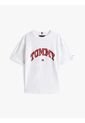 Camiseta Blanca Varsity De Cuello Redondo Con Logo Tommy Hilfiger de Tommy Hilfiger