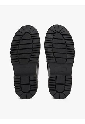 Tenis Negro De Corte Bajo Con Logo Metalizado Tommy Hilfiger