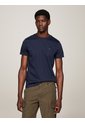 Camiseta Azul De Tejido Interlock Con Corte Slim Tommy Hilfiger de Tommy Hilfiger