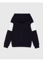 Buzo Azul Para Niño Oscuro Con Capucha Y Franja Blanca Tommy Hilfiger de Tommy Hilfiger