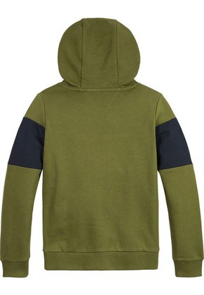 Saco Essential Color Block Con Logo Niño Verde Tommy Hilfiger