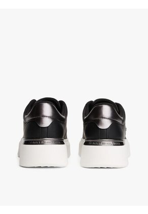 Tenis Negro Con Plataforma Tommy Hilfiger