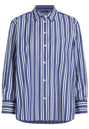 Camisa Azul Essential Poplin Tommy Hilfiger