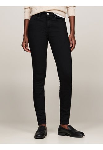 Jeans Negro Como Ceñidos De Talle Medio Y Negros Tommy Hilfiger Tommy Hilfiger