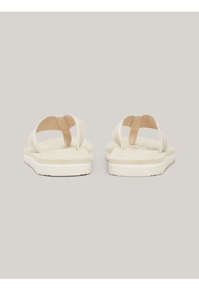 Sandalias Beige Con Logo Gráfico Tommy Hilfiger