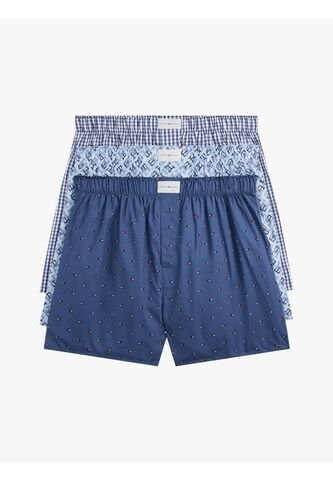 Pack Azul De 3 Bóxer Con Estampado Tommy Hilfiger Tommy Hilfiger