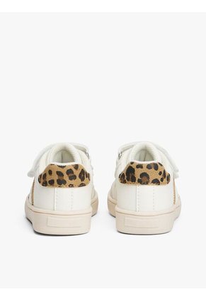 Tenis Blanco De Corte Bajo Con Cierre De Velcro Tommy Hilfiger