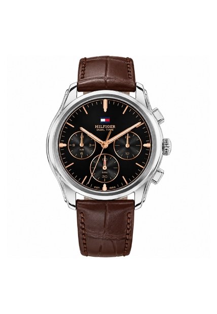 Reloj Tommy Hilfiger Modelo 1710808 Cafe Hombre