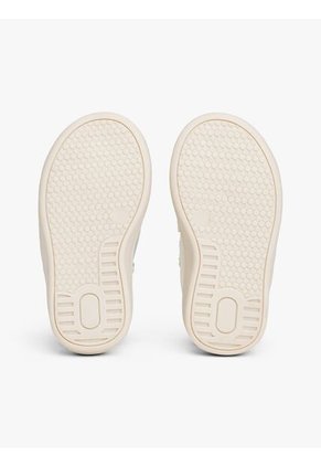 Tenis Blanco De Corte Bajo Con Cierre De Velcro Tommy Hilfiger