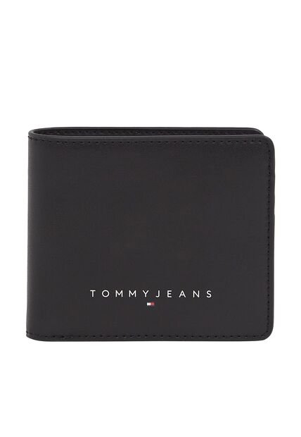 Billetera Negra Plegable Tommy Hilfiger