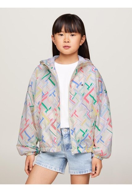 Chaqueta Niña Con Estampado Del Monogram Th Tommy Hilfiger