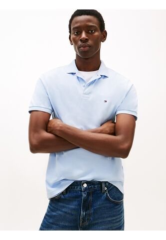 Polo Celeste De Corte Regular Tommy Hilfiger Tommy Hilfiger