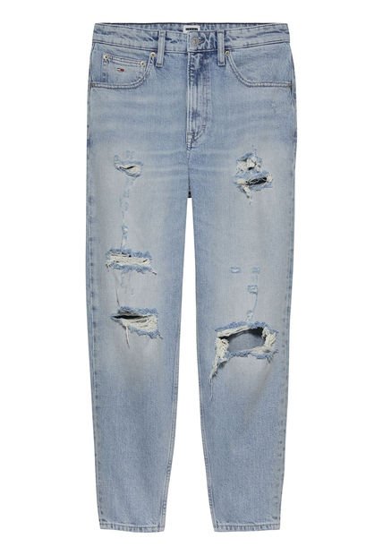 Jeans Azul Mom De Talle Superalto Tommy Jeans