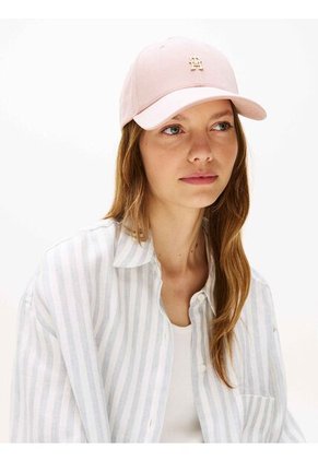 Gorra Rosa De Béisbol Con Monograma TH Tommy Hilfiger