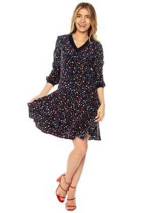 Vestido Azul-Blanco-Rojo Tommy Hilfiger