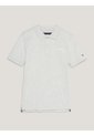 Polo De Punto Con Logo Estilo Grafiti Niño Gris Tommy Hilfiger de Tommy Hilfiger