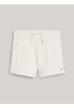 Shorts Blanco Niña Con Cordón Corte Amplio Essential Tommy Hilfiger