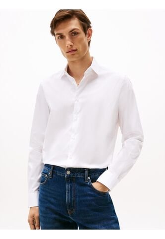 Camisa Blanca Smart Casual Con TH Flex Tommy Hilfiger Tommy Hilfiger