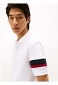 Polo Blanco De Corte Regular Con Detalles De Cinta RWB Tommy Hilfiger de Tommy Hilfiger