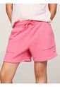 Shorts Rosados Ajustables Amplios Para Niña Tommy Hilfiger de Tommy Hilfiger