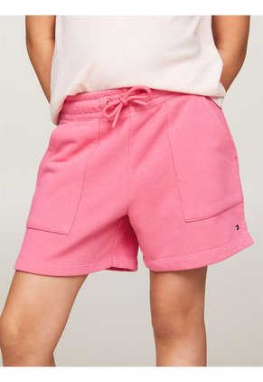 Shorts Rosados Ajustables Amplios Para Niña Tommy Hilfiger