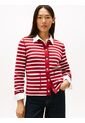 Cárdigan Rojo Con Diseño De Rayas Tommy Hilfiger de Tommy Hilfiger