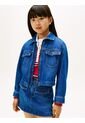 Chaqueta Azul Denim Trucker Con Cremallera Tommy Hilfiger de Tommy Hilfiger