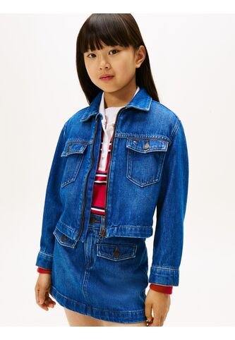 Chaqueta Azul Denim Trucker Con Cremallera Tommy Hilfiger Tommy Hilfiger