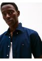Camisa Azul Poplin Solida Tommy Hilfiger de Tommy Hilfiger
