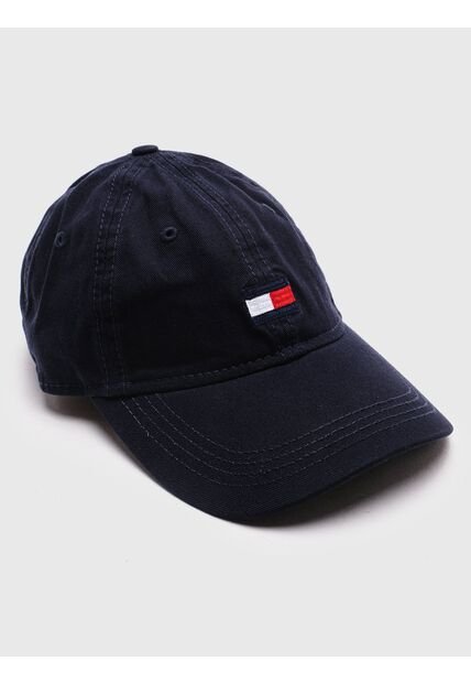 Gorra Azul De Beisbol De Algodón Tommy Hilfiger