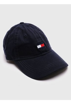 Gorra Azul De Beisbol De Algodón Tommy Hilfiger