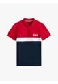 Polo Rojo De Piqué Color Block De Corte Regular Tommy Hilfiger de Tommy Hilfiger