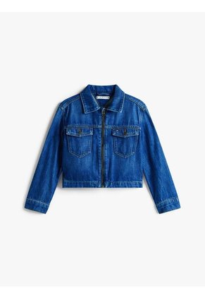 Chaqueta Azul Denim Trucker Con Cremallera Tommy Hilfiger