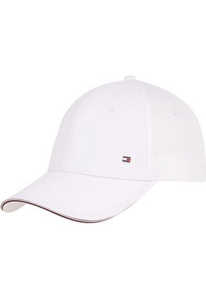 Gorra Blanca De Béisbol Con Seis Paneles Y Logo Tommy Hilfiger