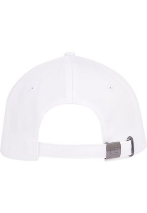 Gorra Blanca De Béisbol Con Seis Paneles Y Logo Tommy Hilfiger