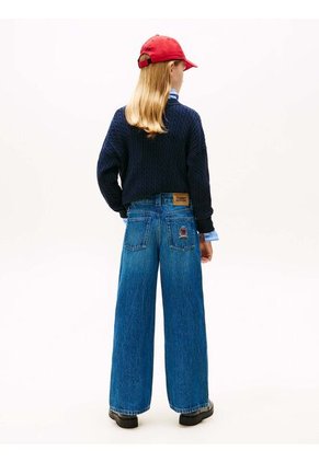 Jeans Azul Oscuro Mabel Con Logo Tommy Hilfiger