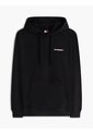 Buzo Negro Con Capota De Corte Regular Con Logo Estampado Tommy Jeans de Tommy Hilfiger