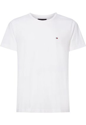 Camiseta Manga Corta Blanco Slim Fit Esencial