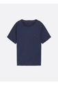 Camiseta Azul Jaspeada De Cuello Redondo Tommy Hilfiger de Tommy Hilfiger
