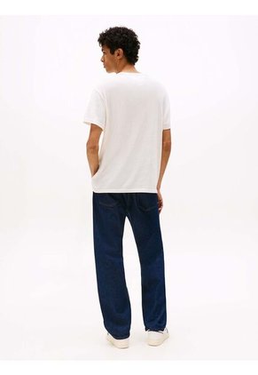 Camiseta Blanca Heritage Con Logo De Béisbol Tommy Jeans