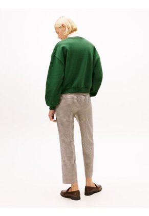 Buzo Verde Amplio Con Escudo TH Bordado Tommy Hilfiger