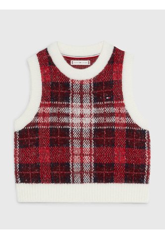 Chaleco De Niña Cuadros Escoceses Tommy Hilfiger Tommy Hilfiger