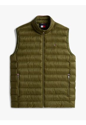 Chaleco Verde Plegable En Tejido Que Repele El Agua Tommy Hilfiger