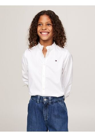 Blusa Blanca De Popelín Con Volantes Tommy Hilfiger Tommy Hilfiger