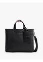 Bolso Negro Tote Cruzado Y Etiqueta Tommy Hilfiger de Tommy Hilfiger